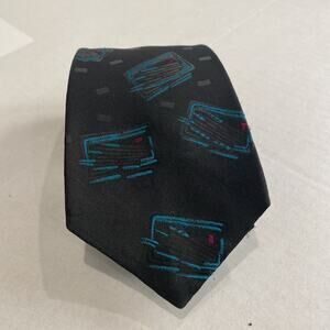 Boston Harbor Necktie Computer Tech Vintage
